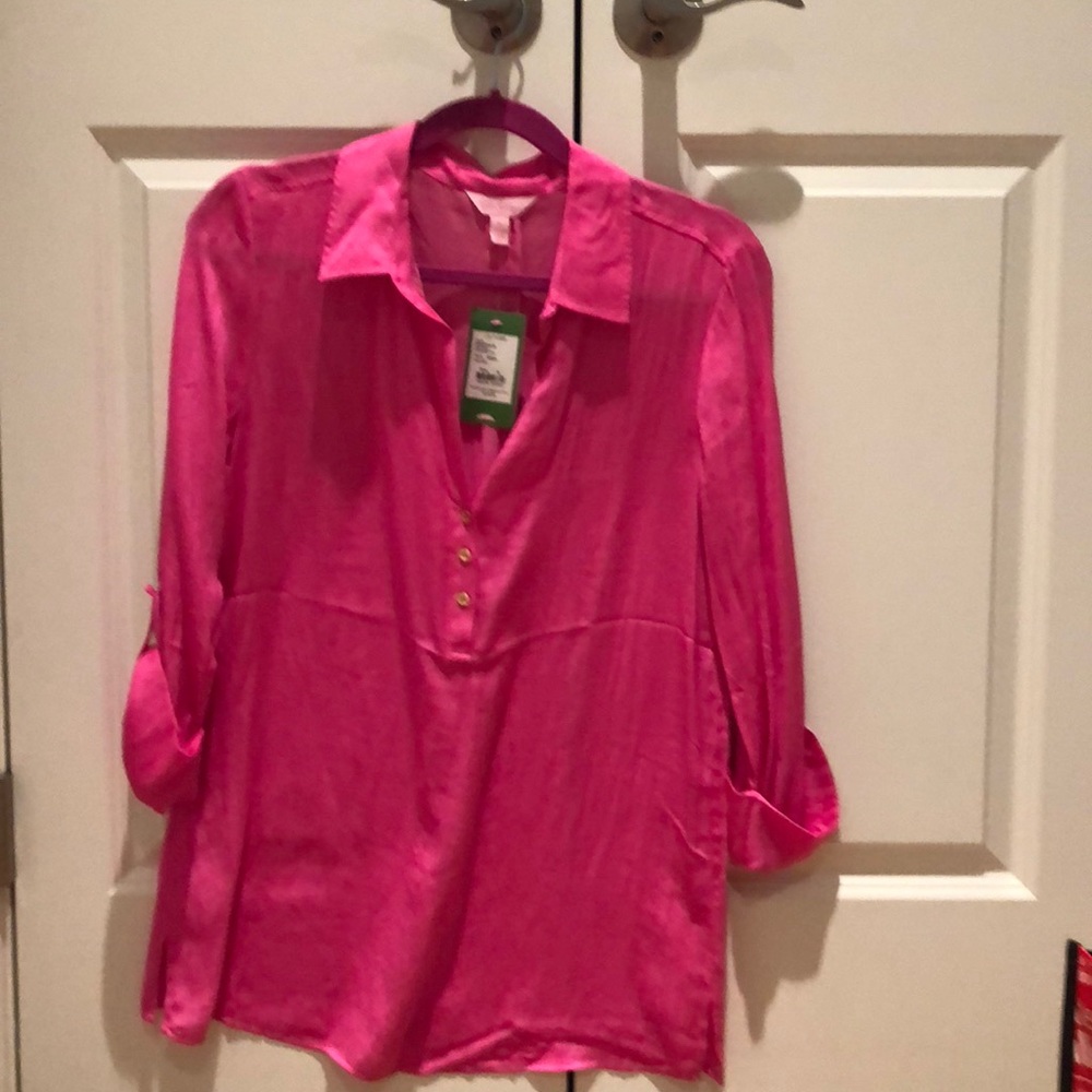 Lilly Pulitzer Pink Blouse